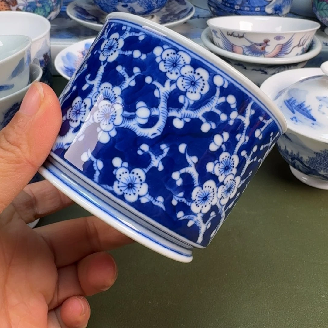 陶瓷景德镇纯手绘茶具圆圆258