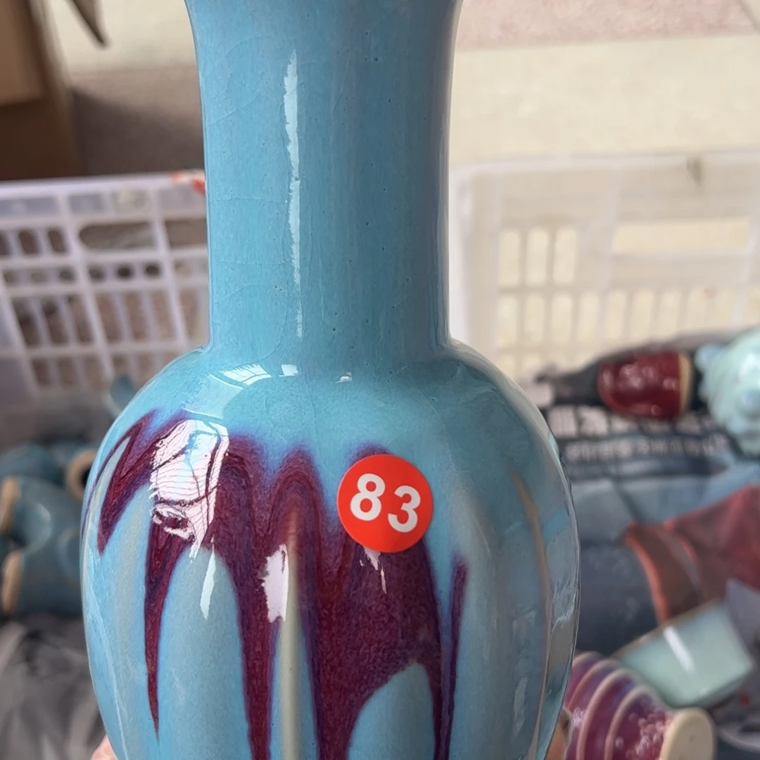 摆件郑家钧窑摆件微