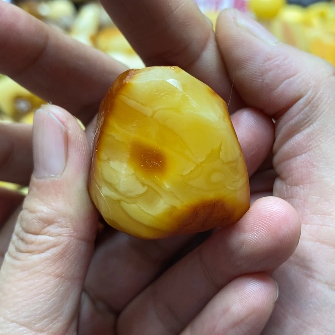 定制琥珀未镶嵌蔣*传世琥珀蜜蜡定制