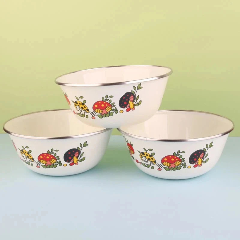 20公分珐琅搪瓷搅拌盆  拍1发3  下单看详图