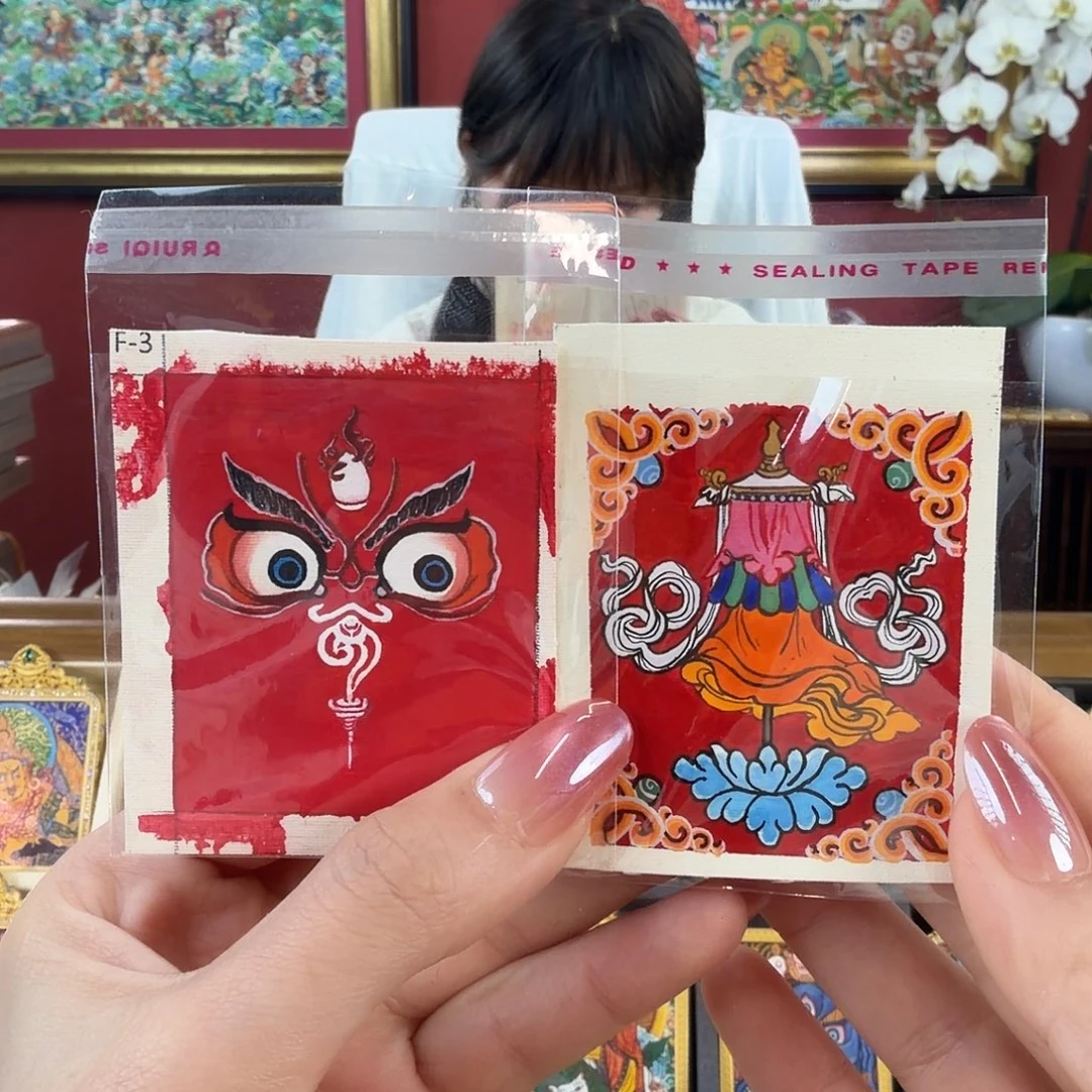 吊坠红Ｃ福幡成都手绘