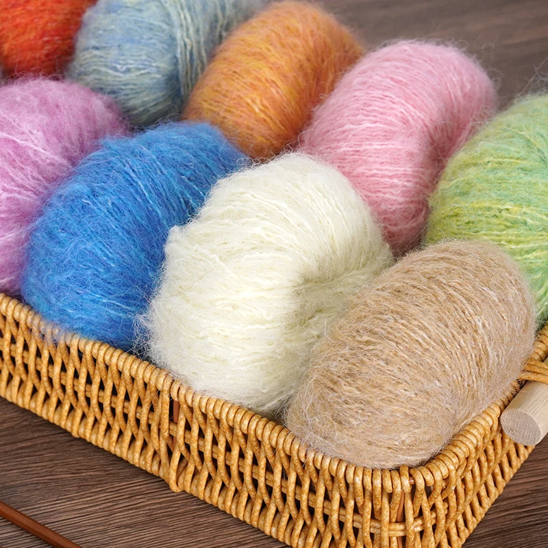 长毛线团马海毛手编羊毛毛线diy宝宝披肩手工编织围巾外套毛衣