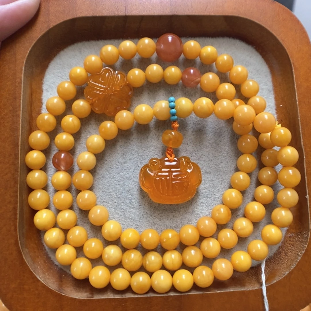 手串蜜蜡未镶嵌蜜蜡