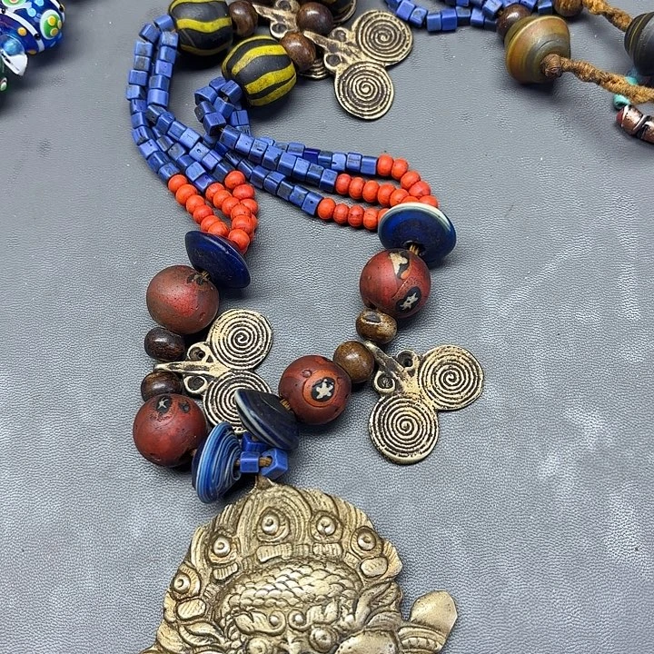 琉璃颈饰琉璃琉璃库巴150