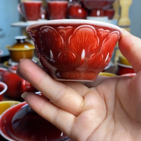 【闪购商品】景德镇名陶坊原矿郎红