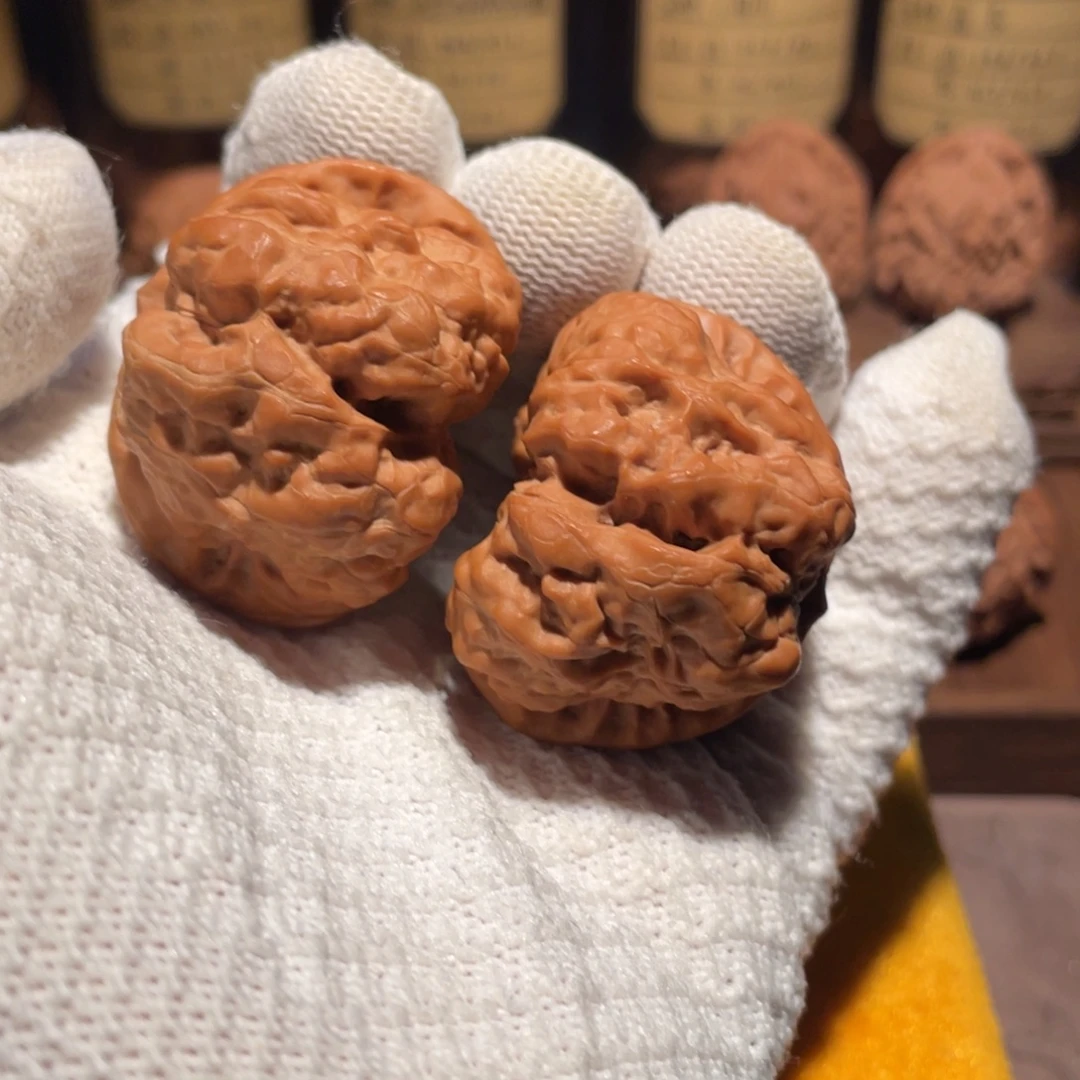 文玩核桃把件43肌肉蛙饼