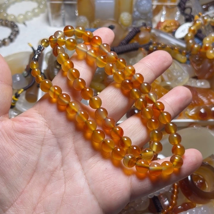 玛瑙/玉髓颈饰未镶嵌用****6005