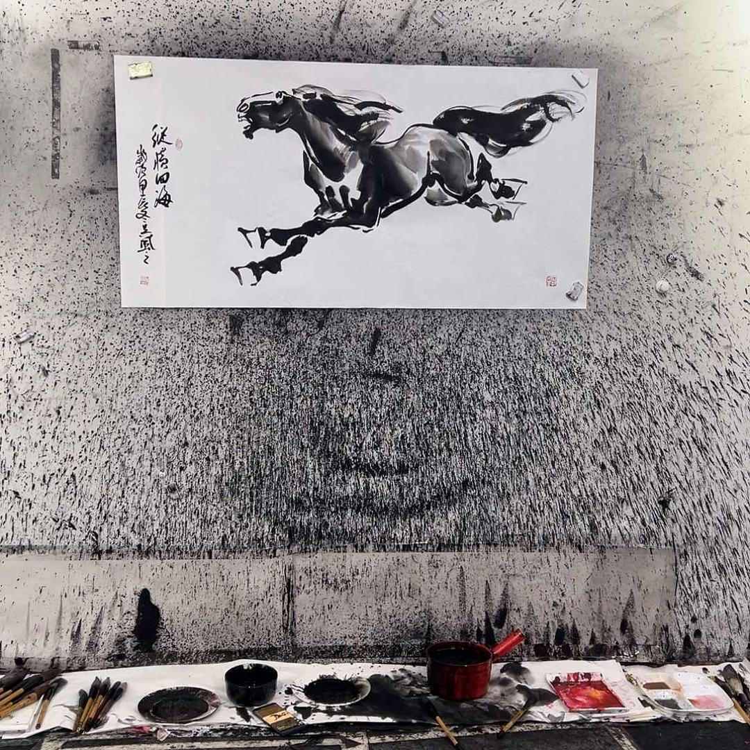 国画我在等你来啊亲