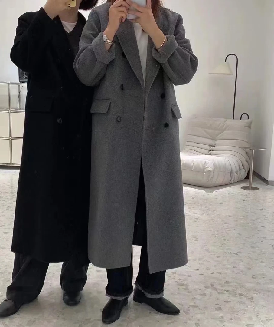 【清货】8035·双面羊大衣西装外套四季款