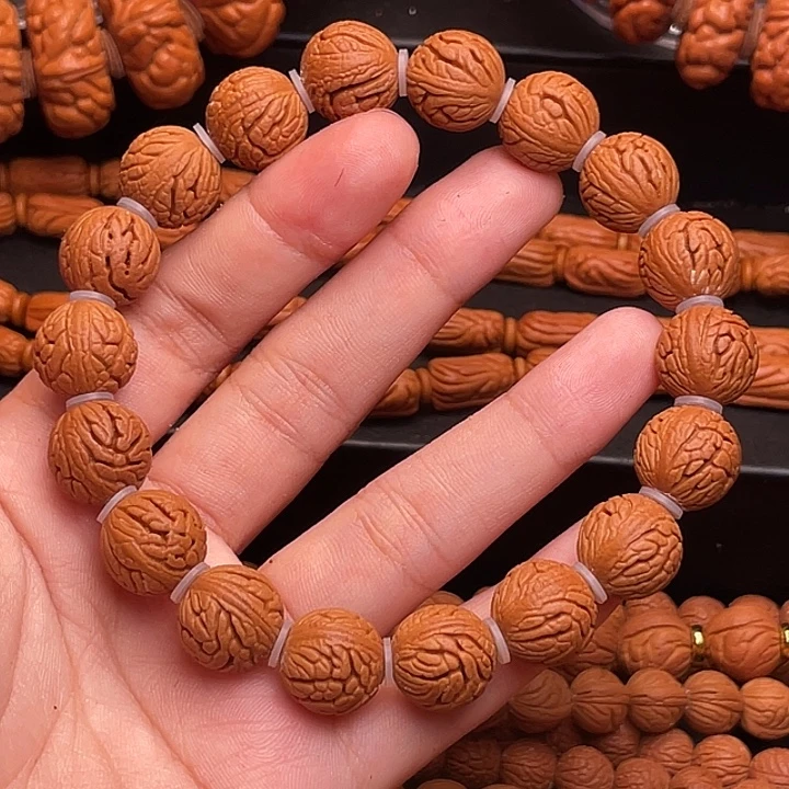 手串桃核精品绣球手串1.3