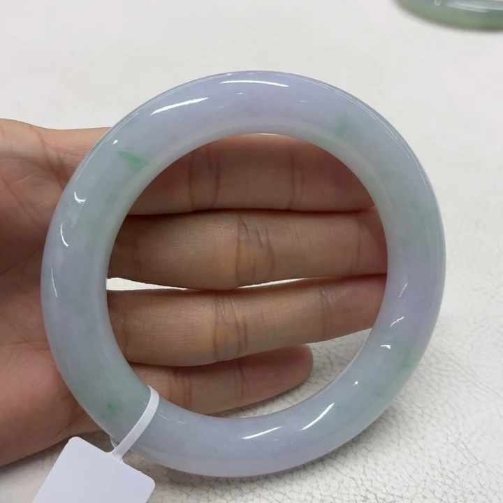 未镶嵌手镯翡翠缅甸翡翠手镯57.2