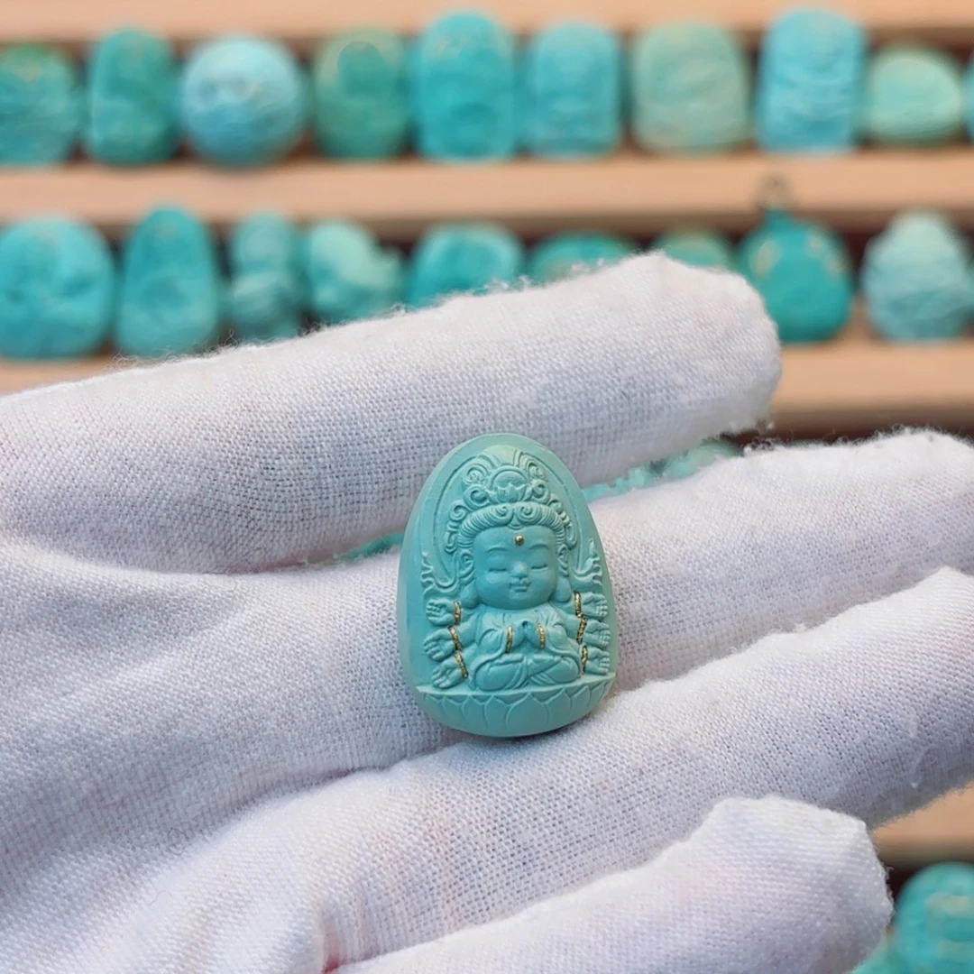 绿松石未镶嵌配饰