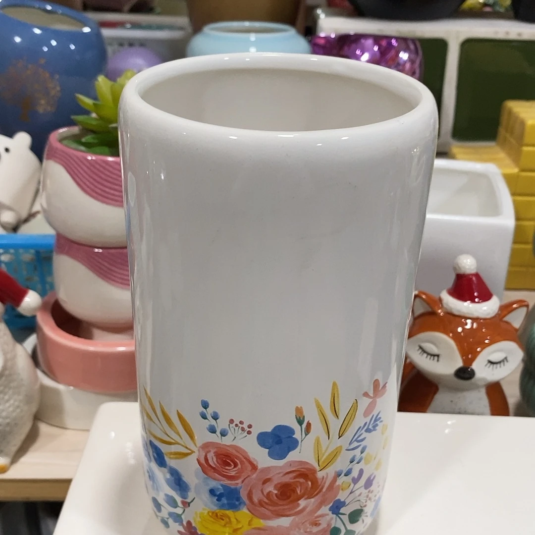 陶杯子陶盆有孔 瑕疵介意勿拍