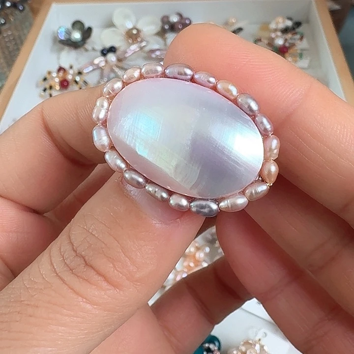 未镶嵌淡水珍珠胸针