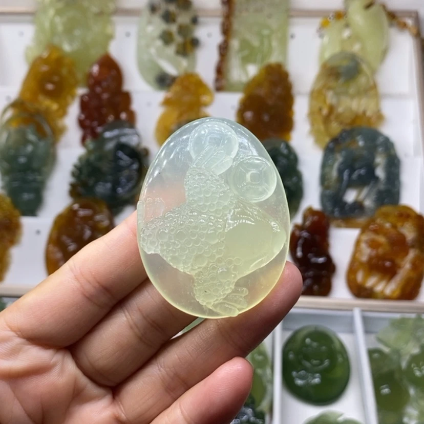 【闪购商品】未镶嵌蛇纹石玉颈饰