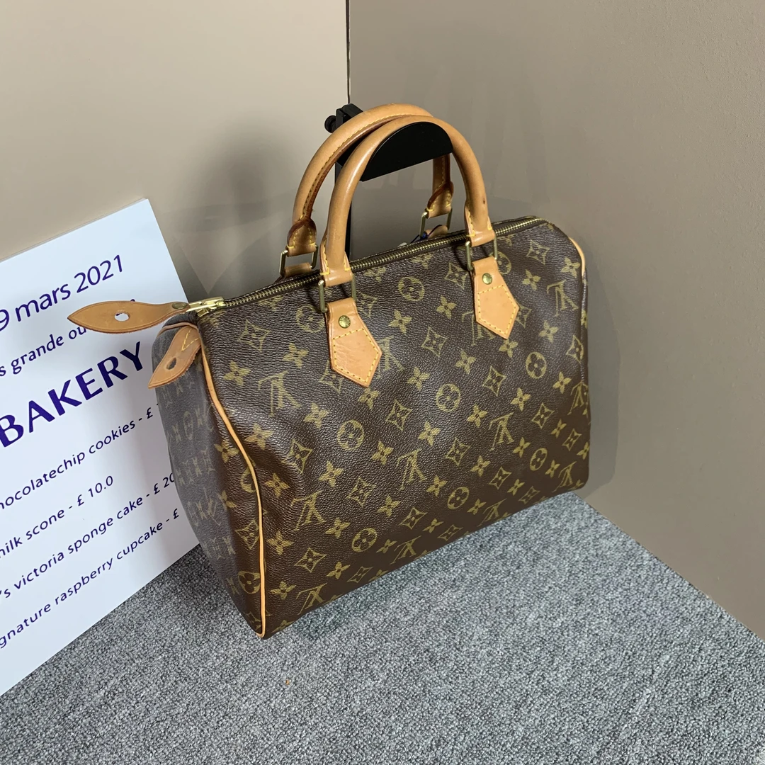 95新 LouisVuitton/路易威登 LV波士顿30/路易威登speedy30手提包