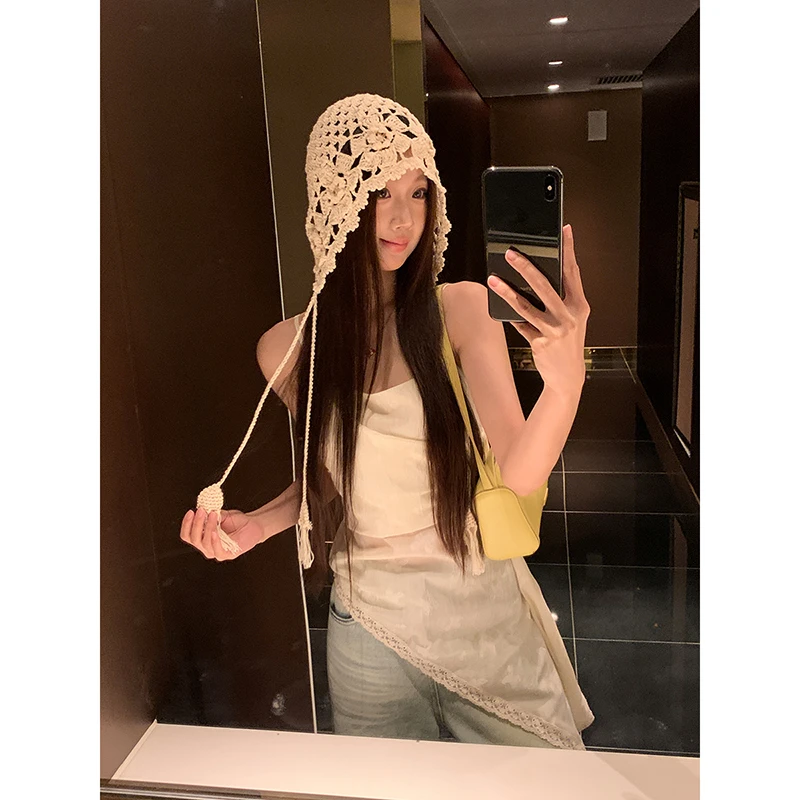 【波西米亚】春夏泰式不规则海边收腰拼接吊带251J1222#