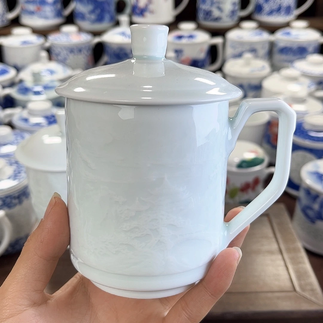 用****9景德镇青白瓷喝茶杯