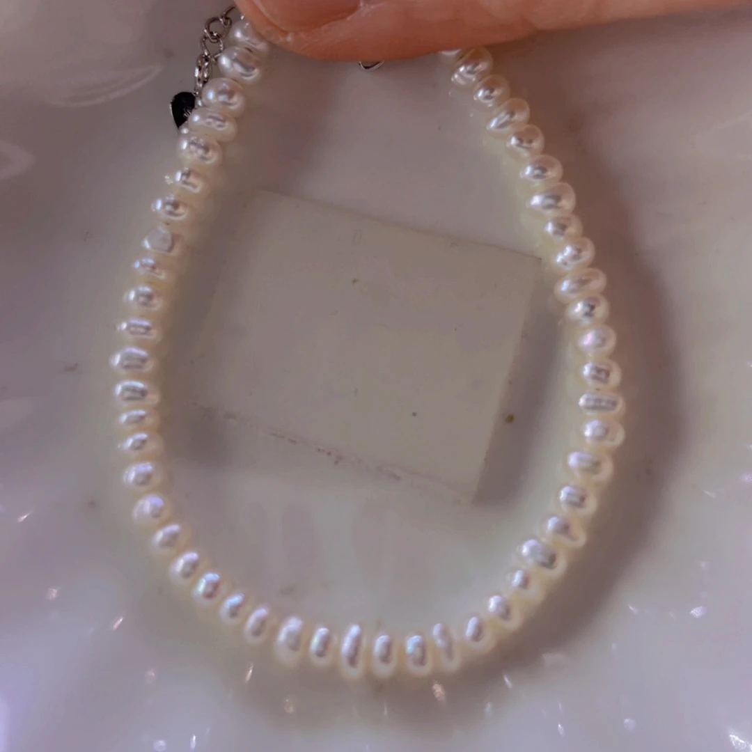 淡水珍珠手绳合金
