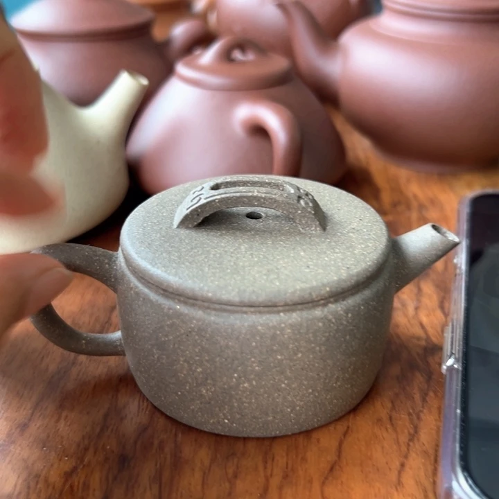 茶壶紫砂青段汉瓦60c c