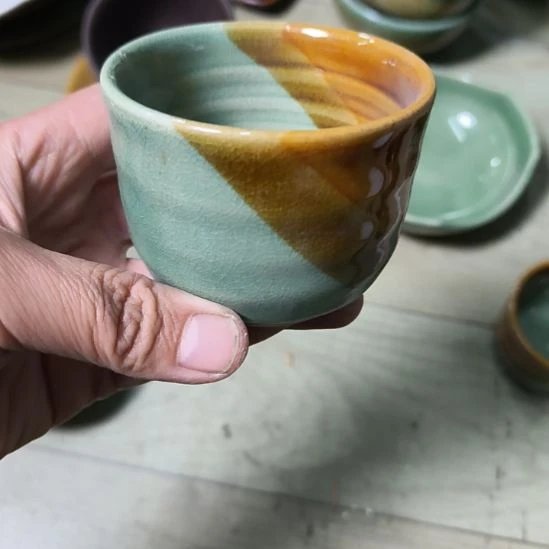 瓷片磁州窑五厂盘碗壶杯有瑕疵