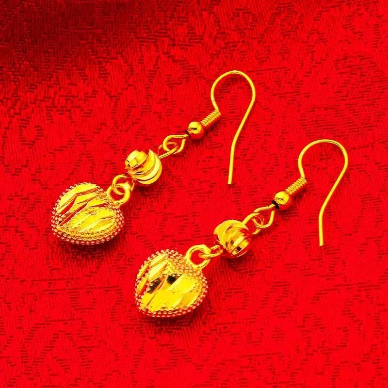 【大杨粉丝专属】时尚百搭爱心弯钩合金耳饰DH55515