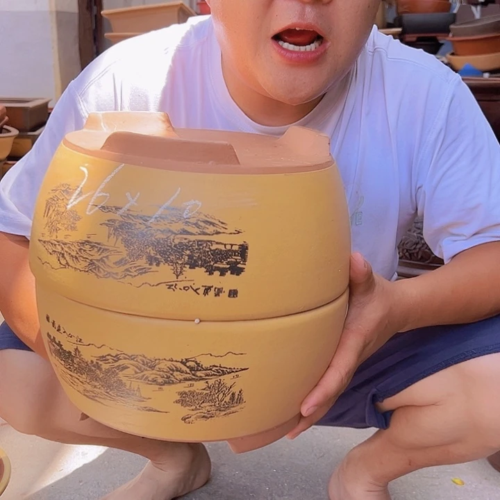 紫砂花盆紫砂花盆