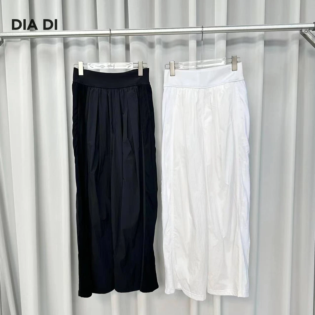 D STUDIO 两色黑白休闲运动裤 D0754