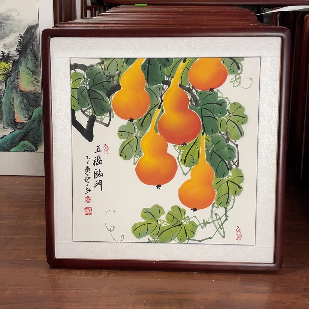 国画带框尺寸63*63厘米
