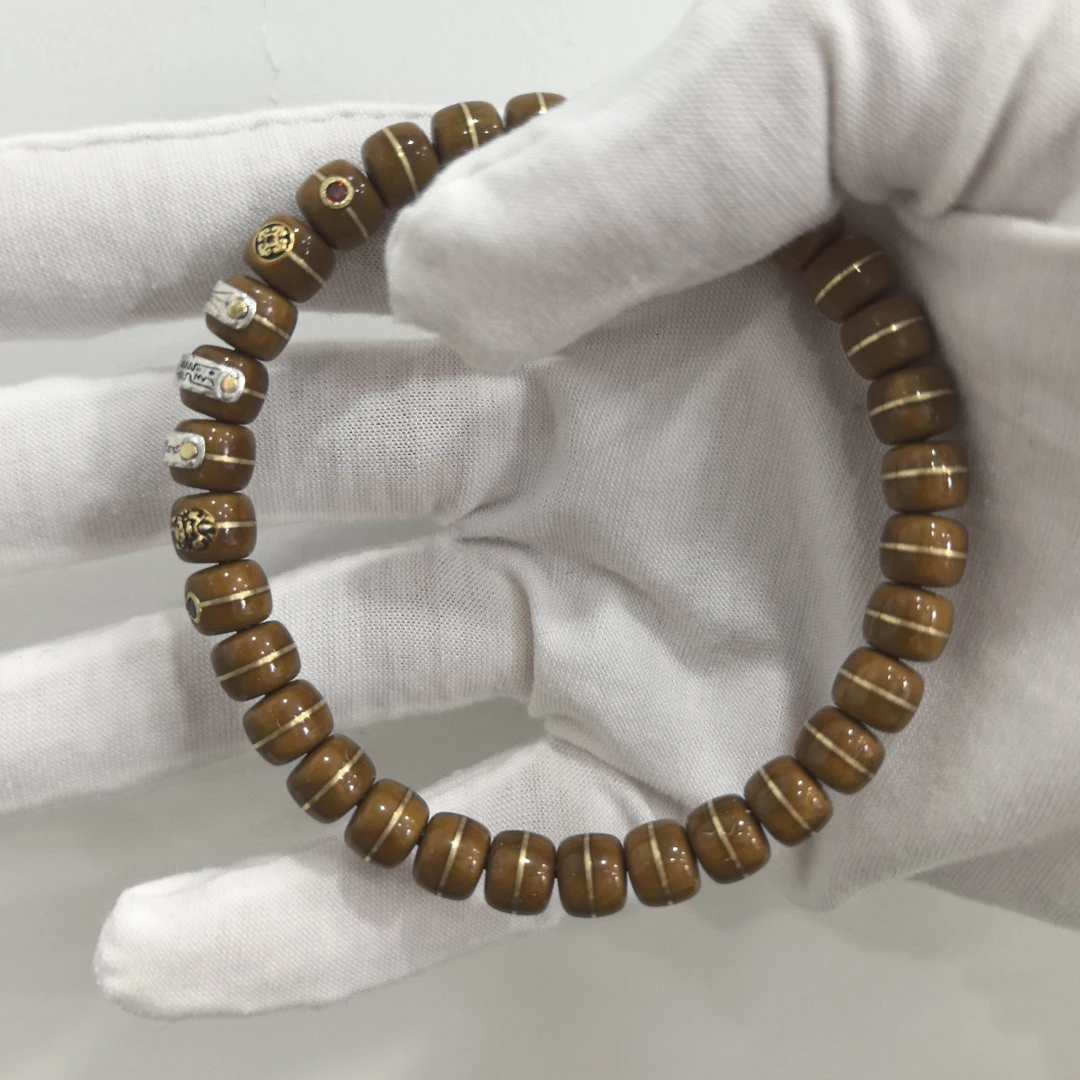 【盘塔出品】实心紫金鼠手串7.7*6.3mm左右