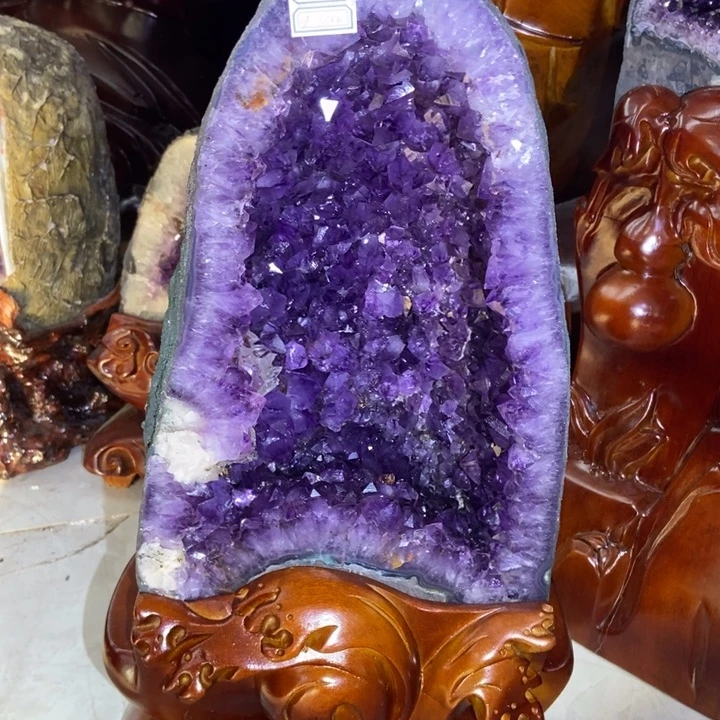 紫晶大型摆件（非配饰）未镶嵌小潘