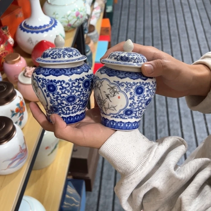 罐茶叶罐陶瓷家用储物罐