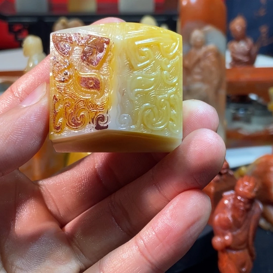 寿山石印石北部黄