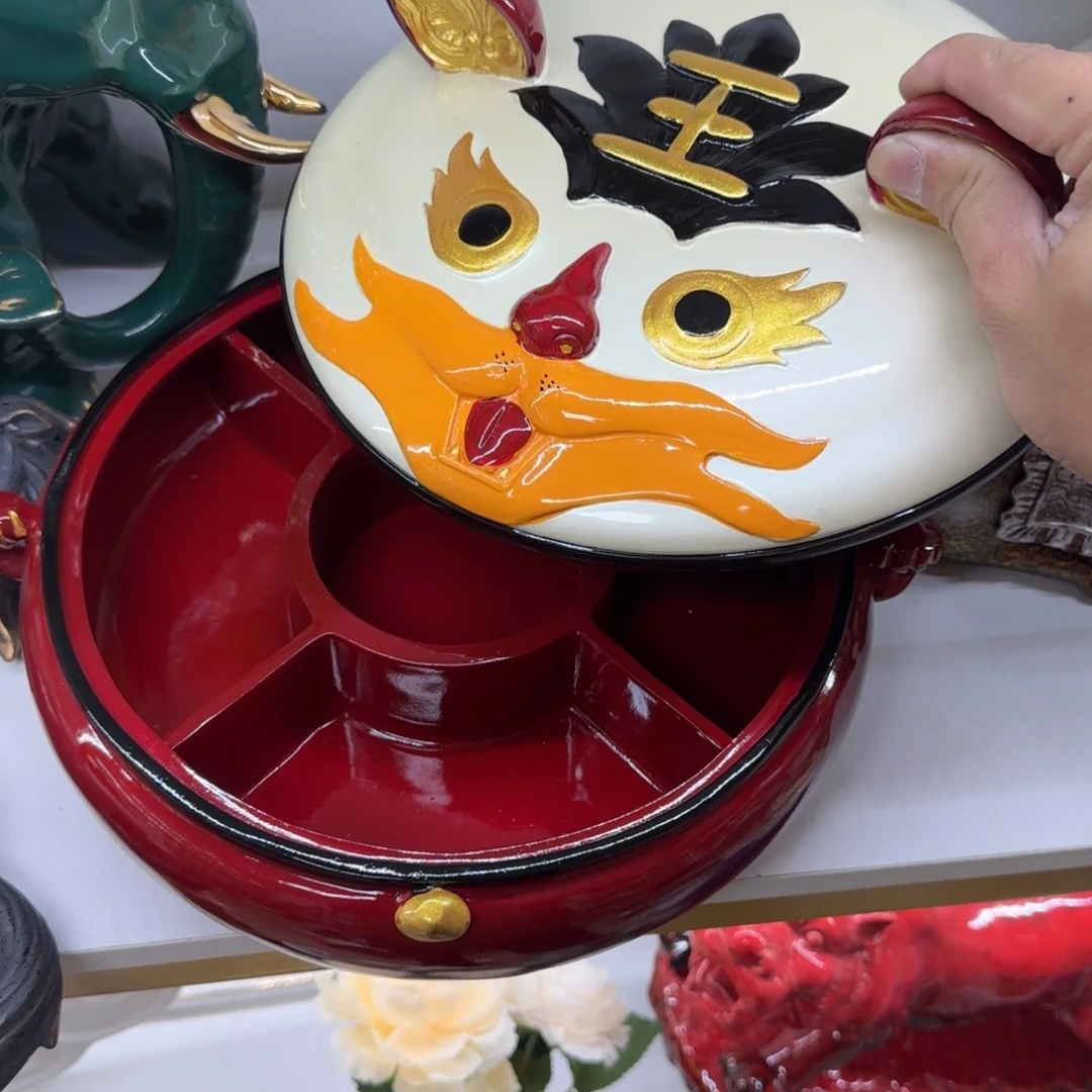 瓷片陶瓷工艺花瓶摆件