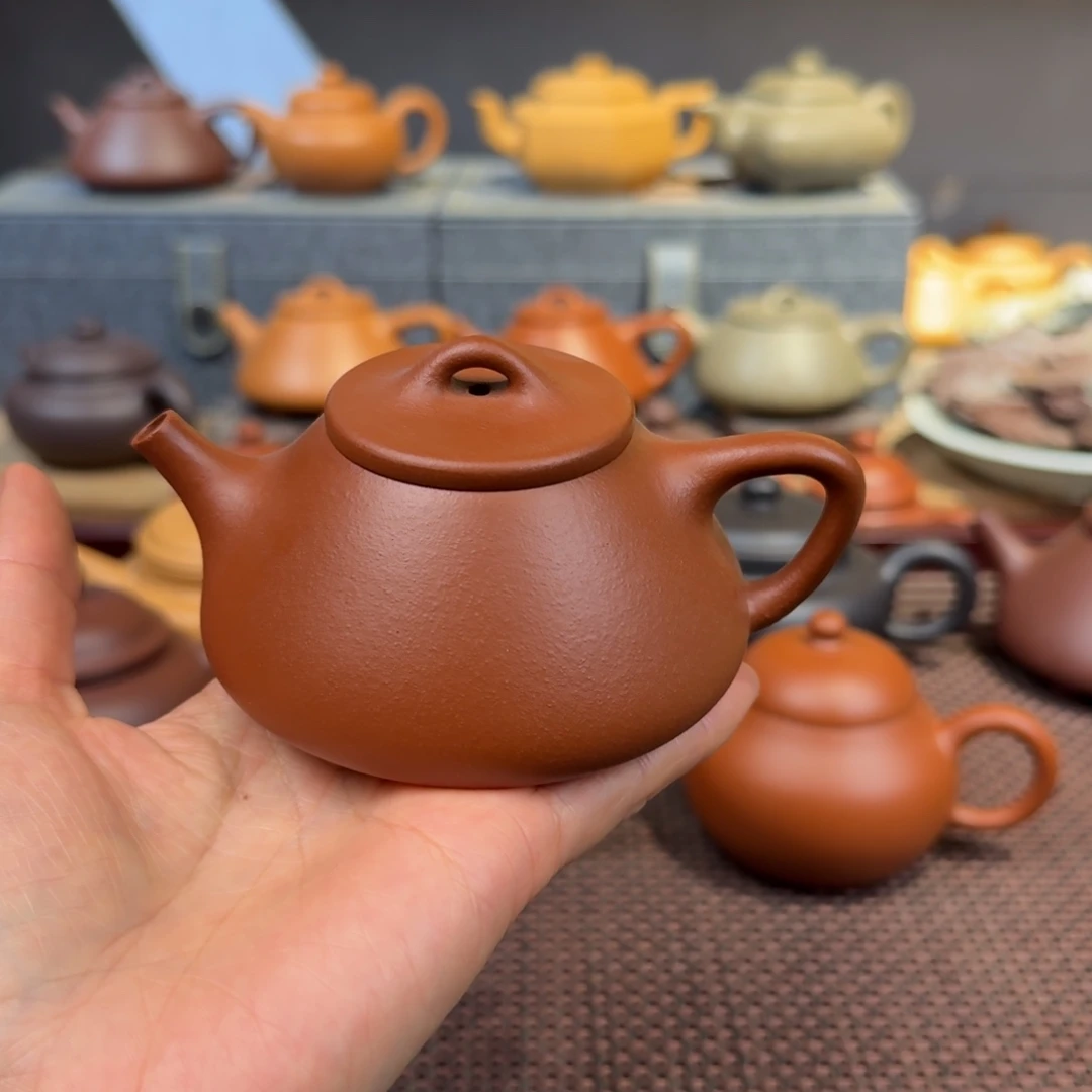 朱泥茶壶140毫升左右