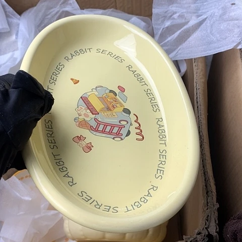 盘陶瓷制品满25拼单发货默认微瑕