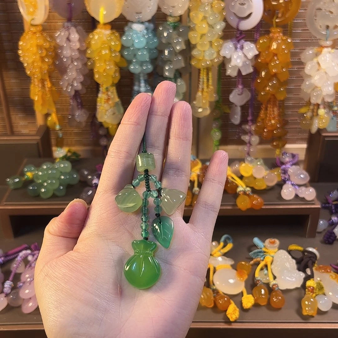 玛瑙/玉髓未镶嵌车挂