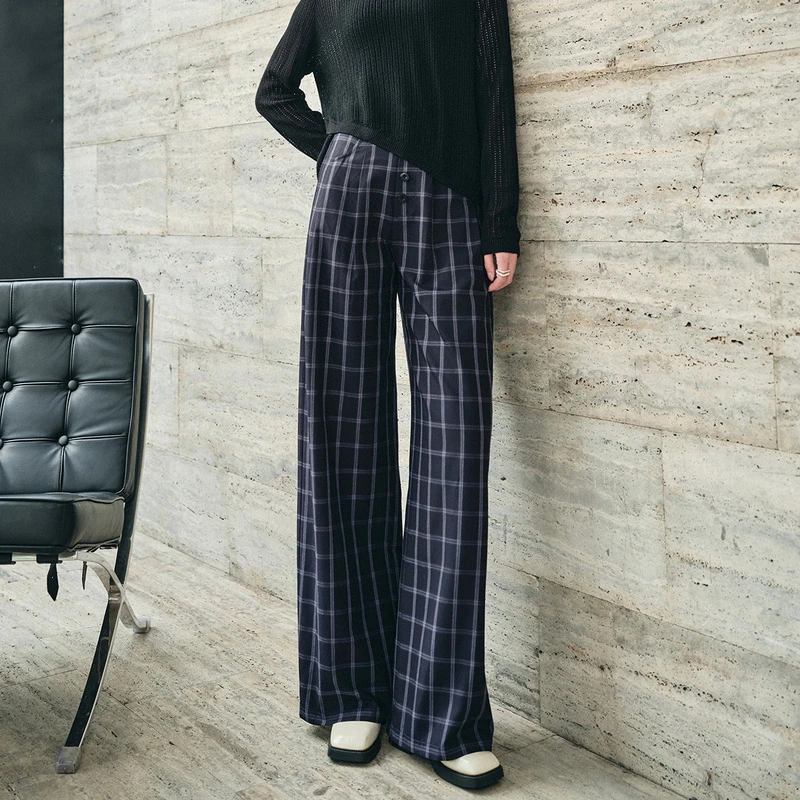 【粉丝专享】MOFAN摩凡秋新款格子休闲裤MDK571926