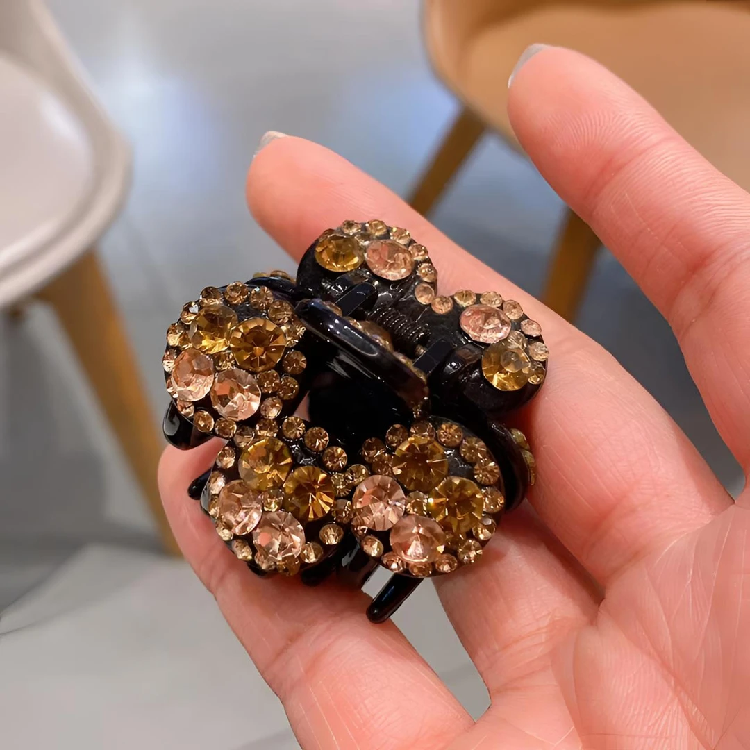 M1779春夏2025新款网红时尚元宝小夹子韩版精致发夹小抓夹半扎夹