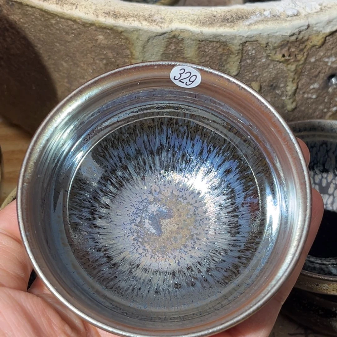 茶盏义兴龙窑坚持真柴