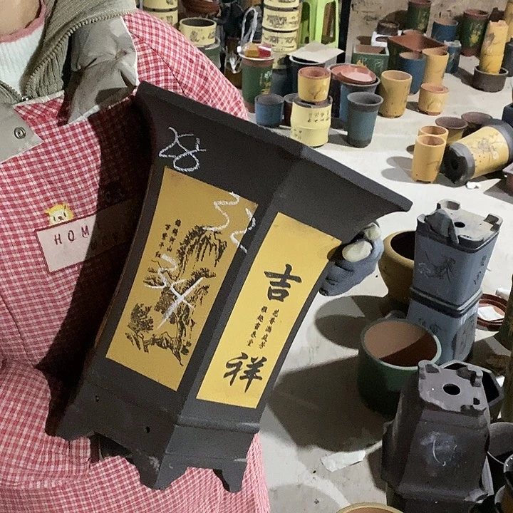 紫砂花盆紫砂花盆