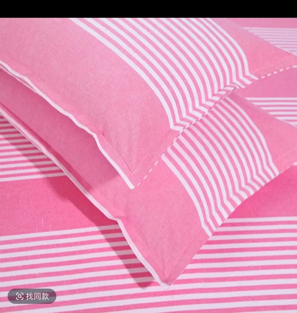 老粗布枕套一只透气加厚