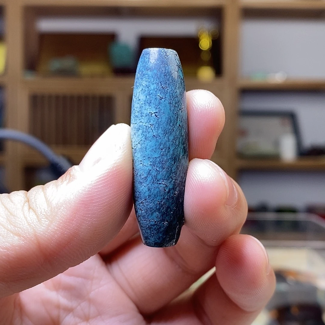 绿松石未镶嵌桶珠