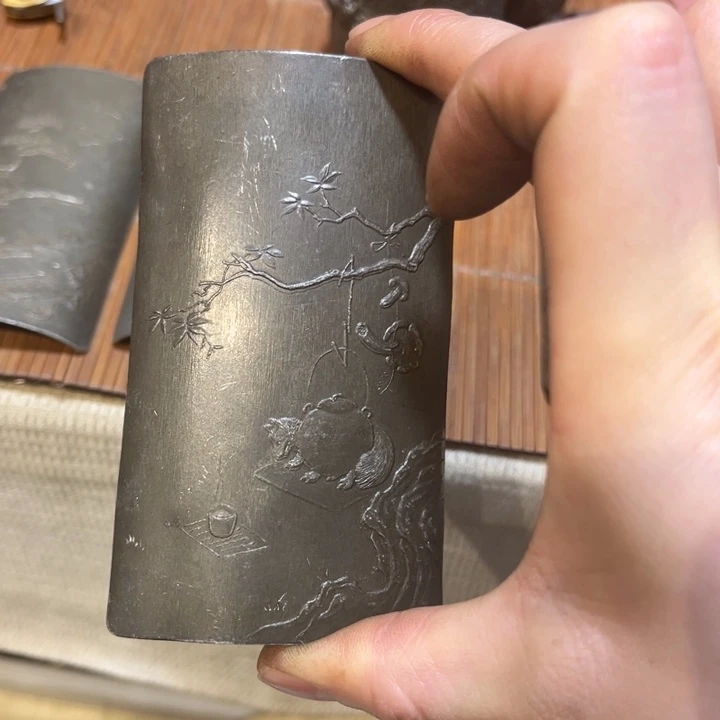 锡中古工艺品摆件