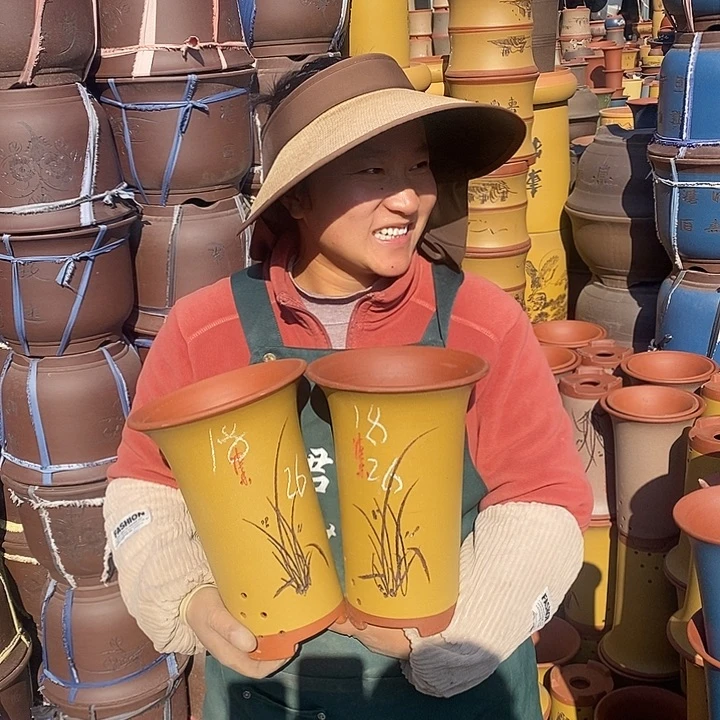 紫砂花盆紫砂花盆