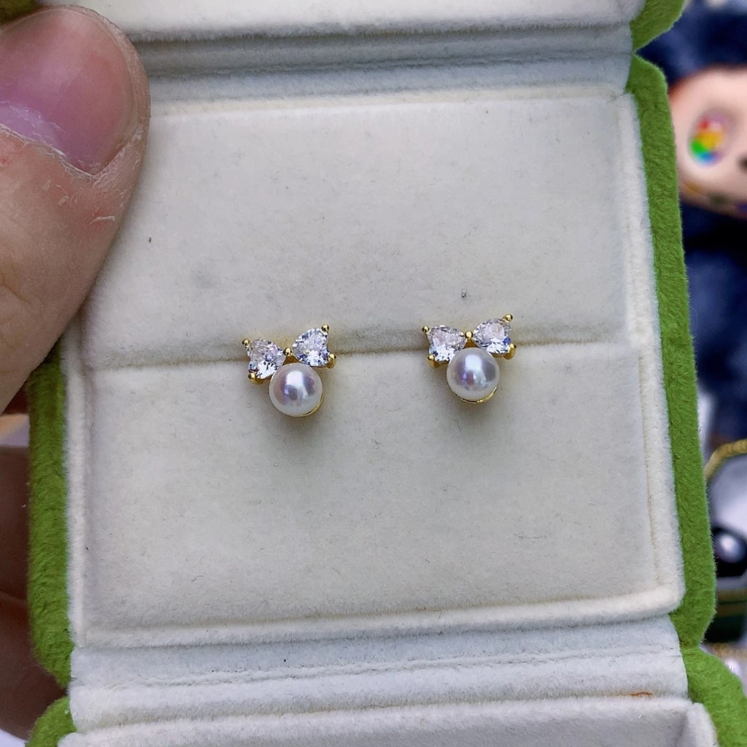 银S925镶嵌海水珍珠饰品