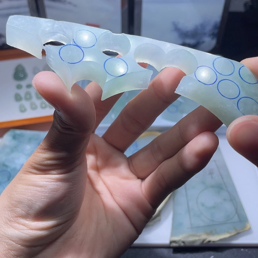 ༺***铺定制翡翠未镶嵌翡翠