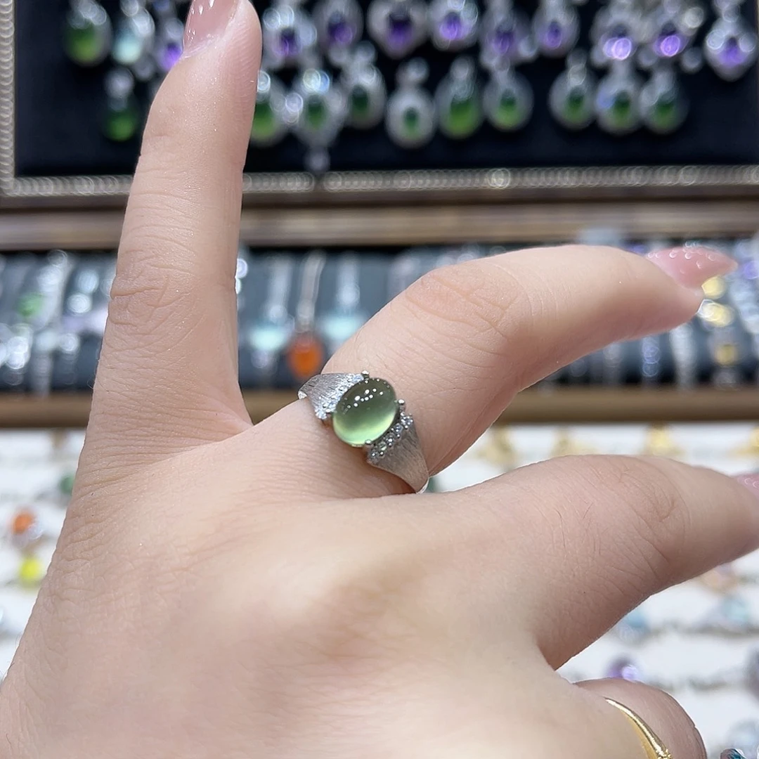 戒指银S925镶嵌紫晶