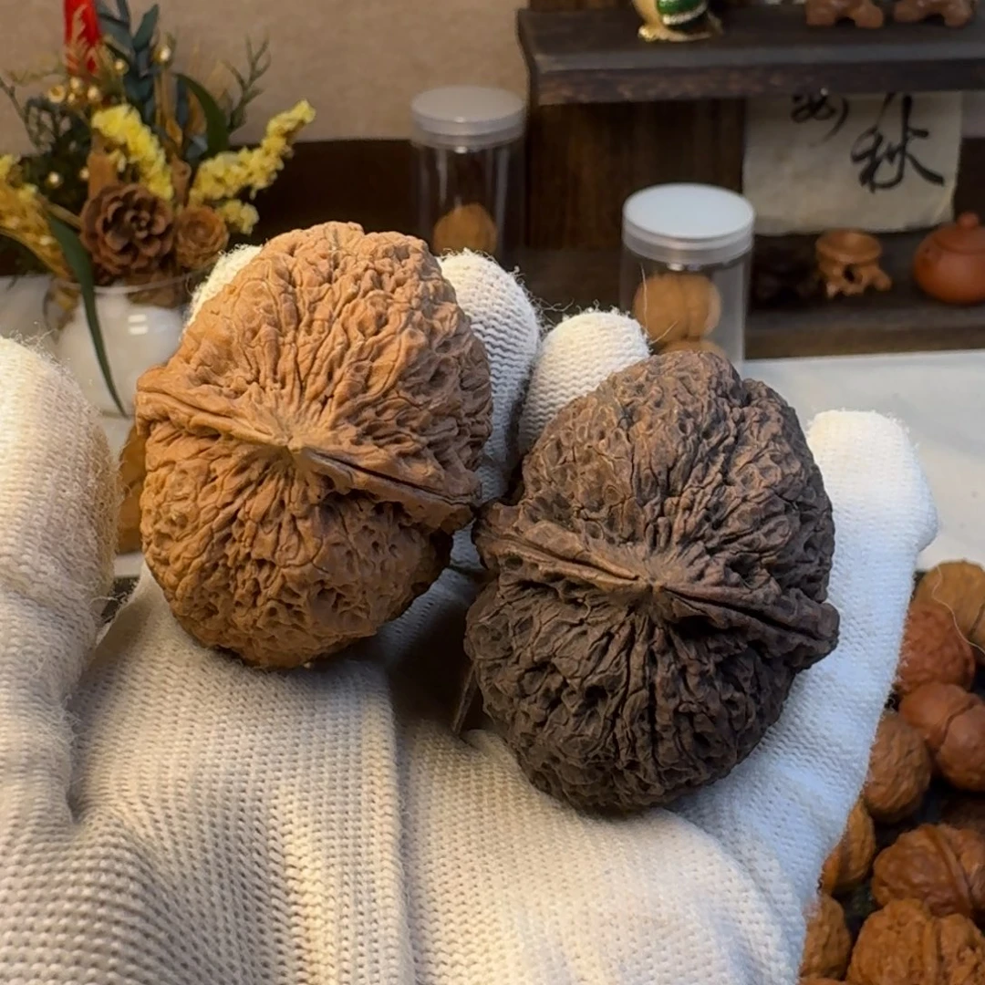 文玩核桃把件阴阳太极巨灵神47.8