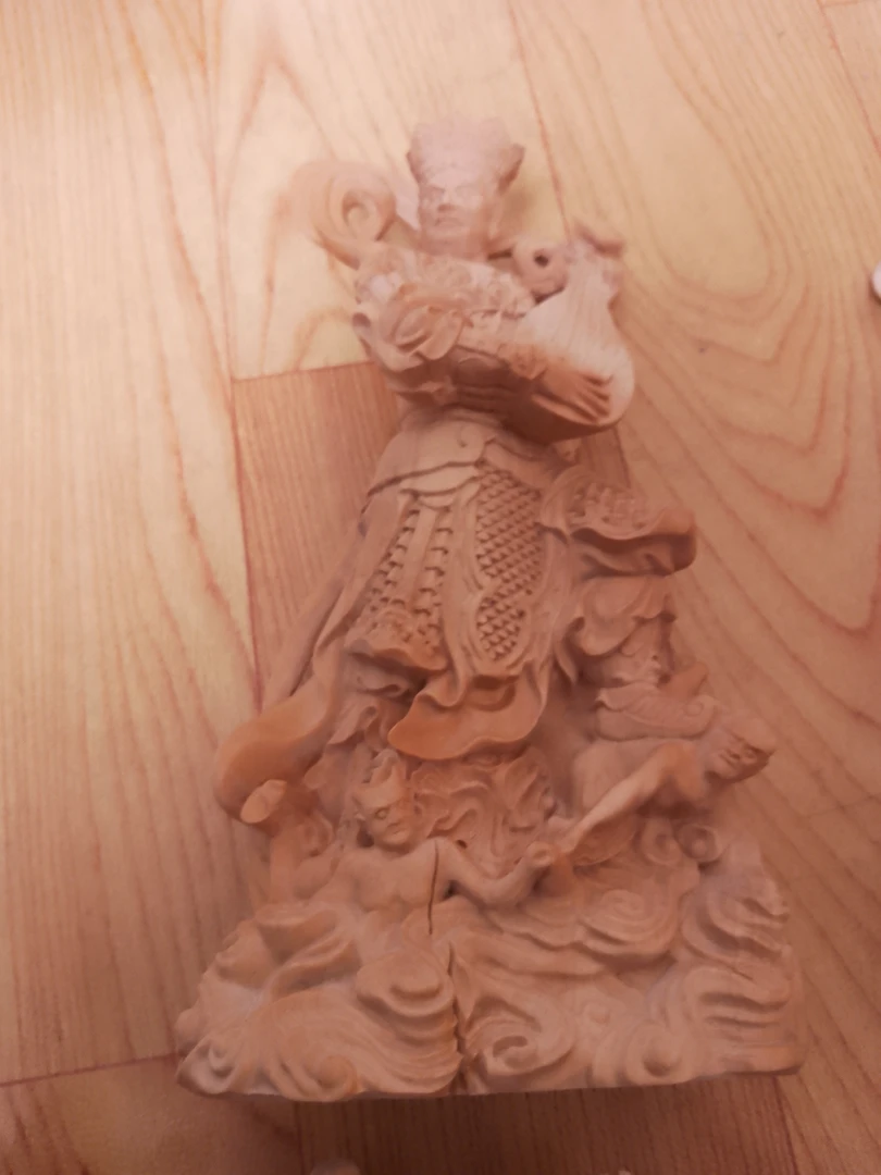 小叶黄杨木雕摆件